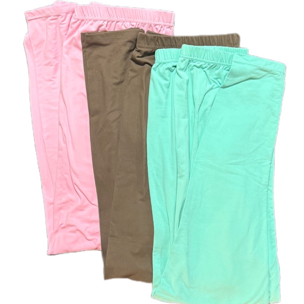 ✨ Butter Soft Plus Size Leggings 3X | Pink, Brown, Mint | Cozy Lounge - Picture 1 of 9